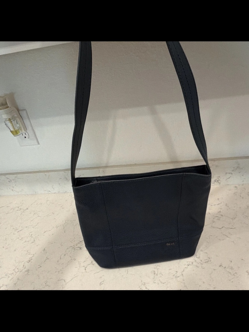 The Sak De Young Hobo Leather Shoulder bag Navy NWOT